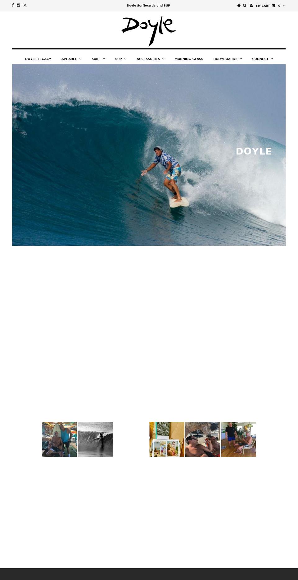 doylesurfboards.us shopify website screenshot