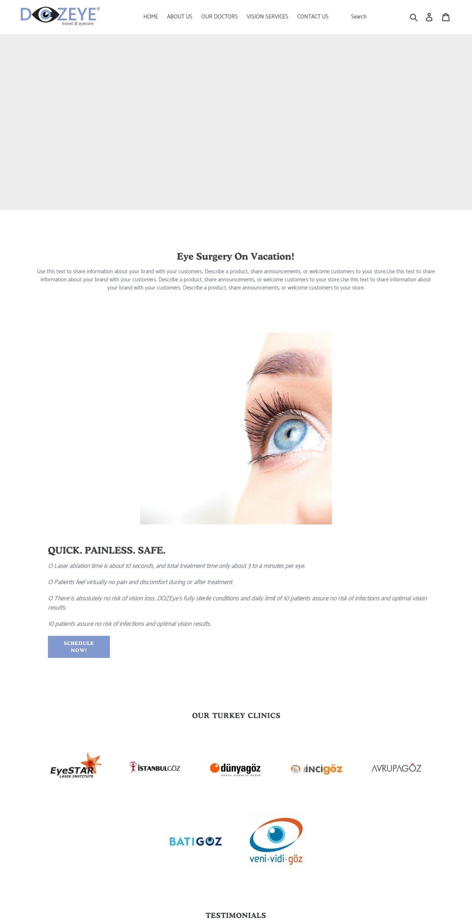 dozeye.com — Shopify storefront screenshot