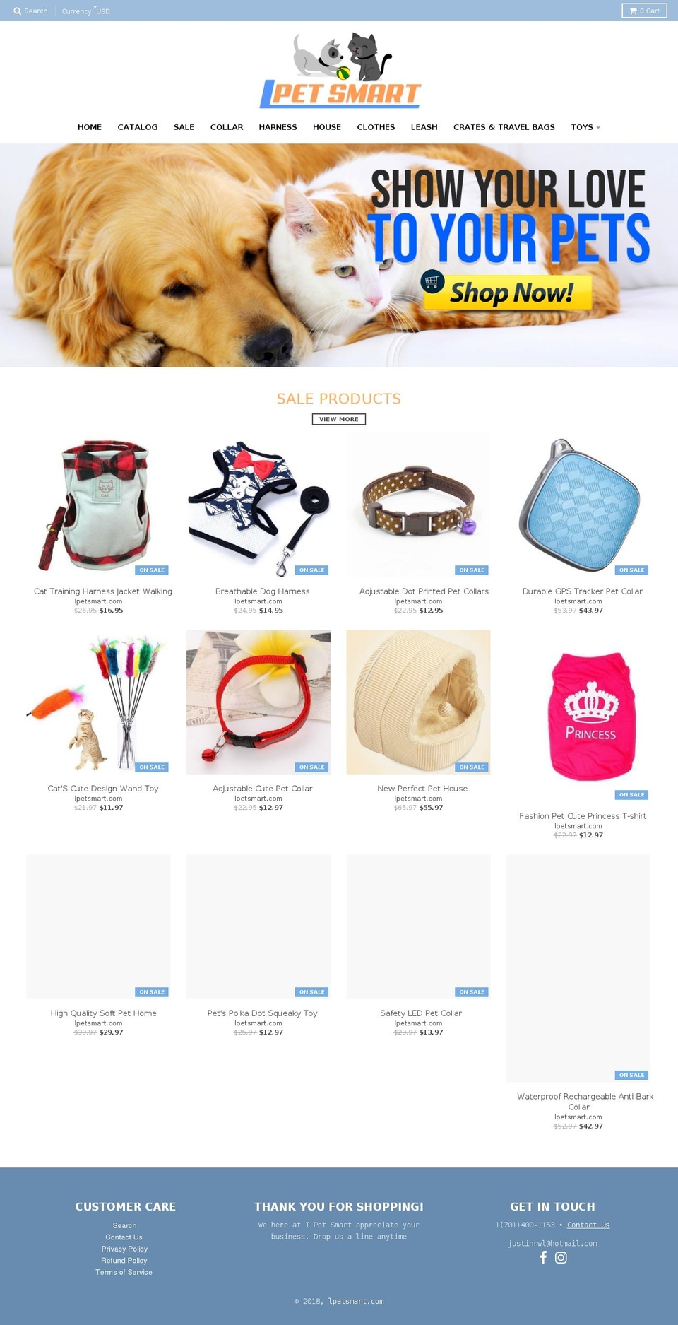 ecmclub.com2 Shopify theme site example dpets.net