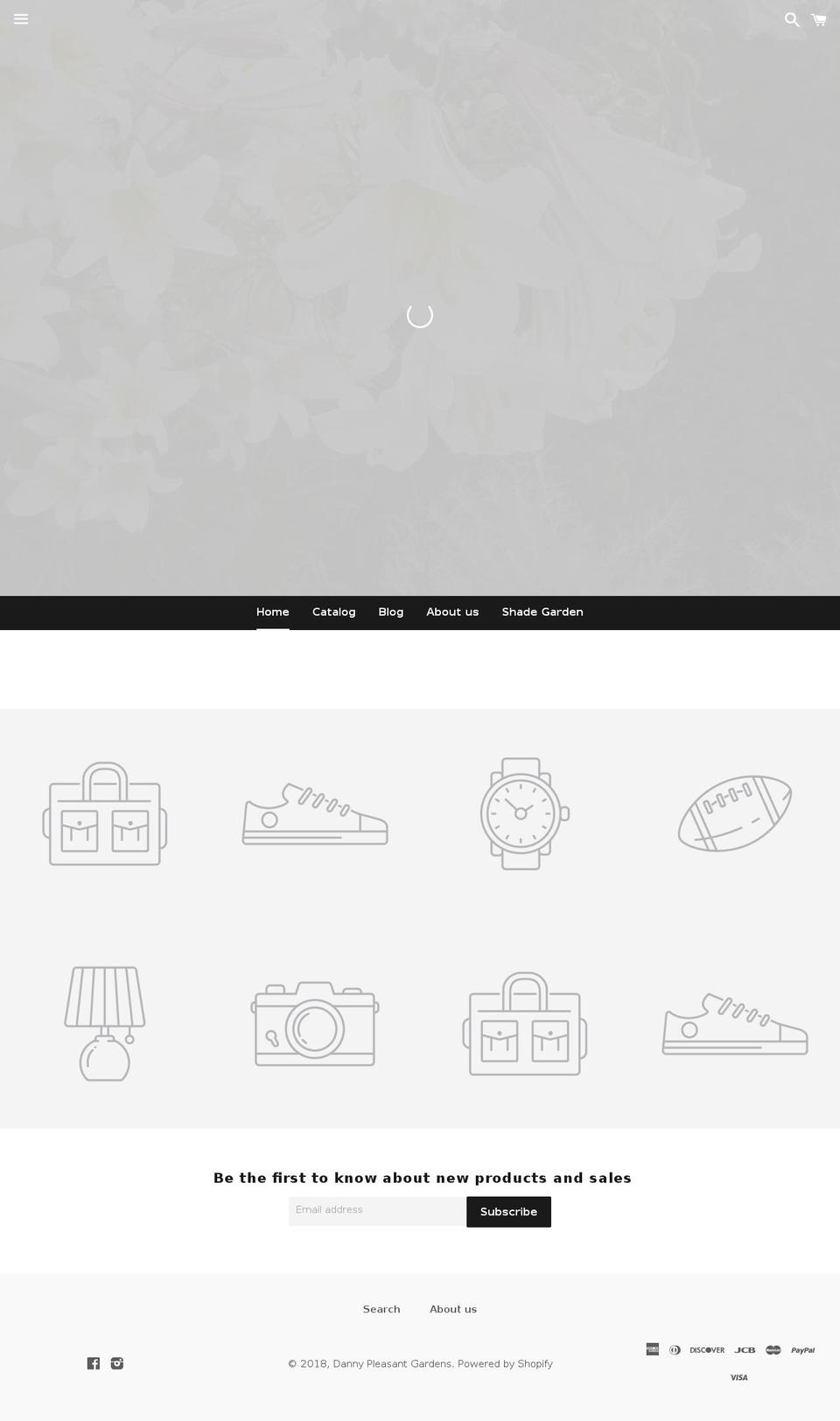 dpgardens.com — Shopify storefront screenshot