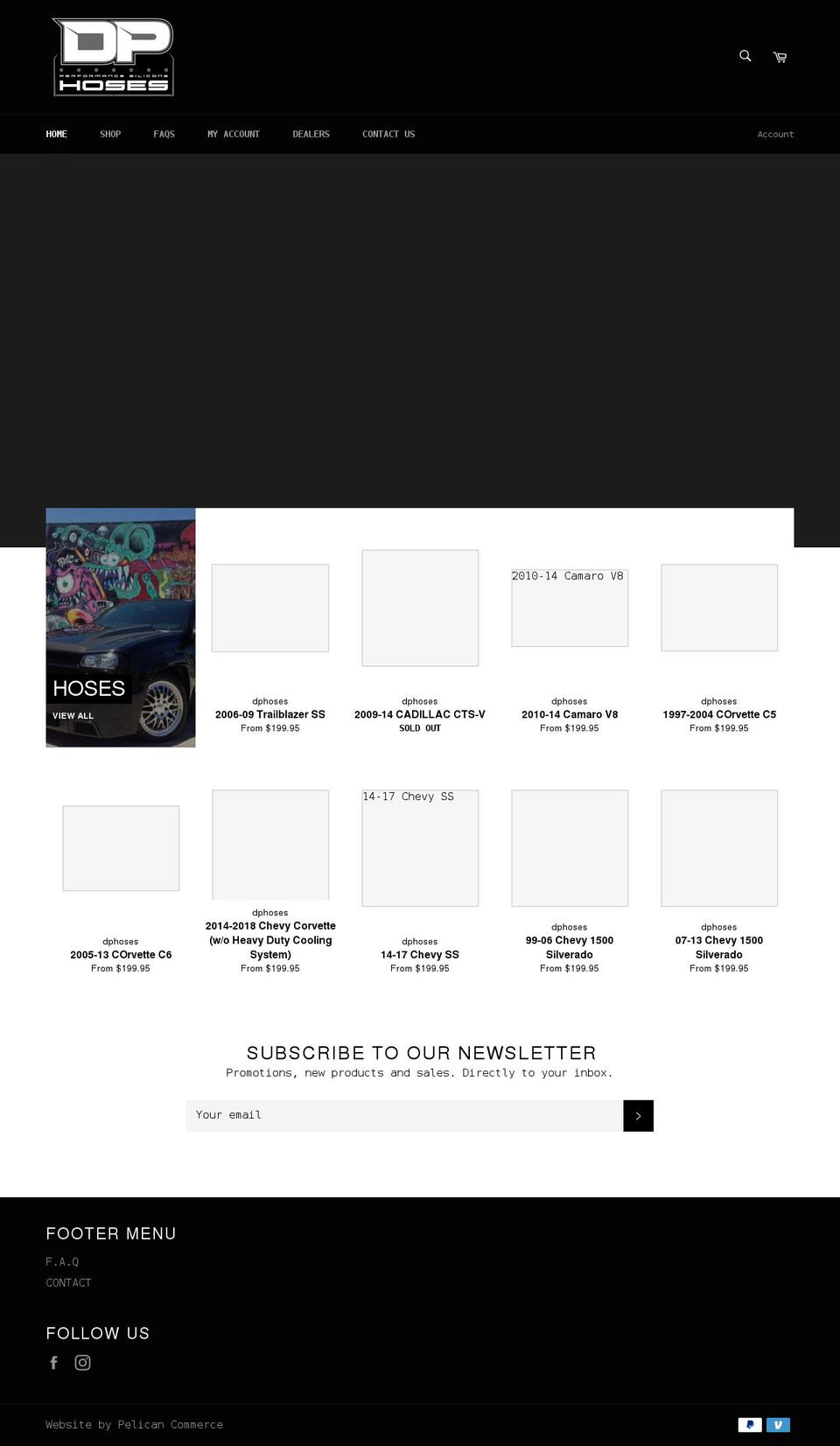 dphoses.com shopify website screenshot