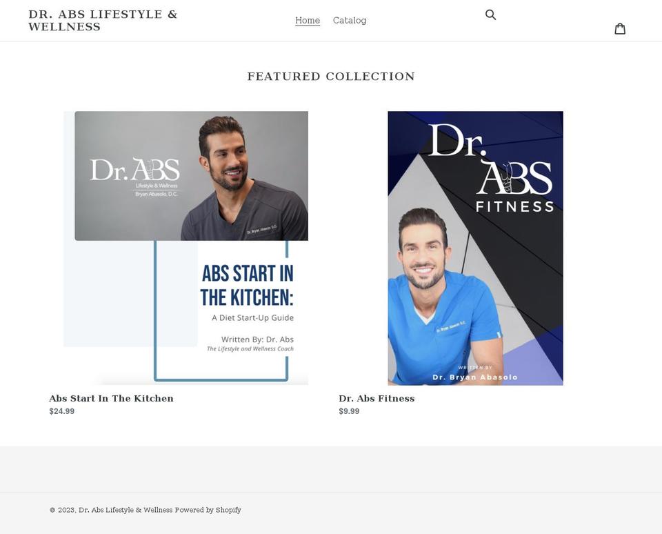 dr-abs-lifestyle-wellness.myshopify.com shopify website screenshot