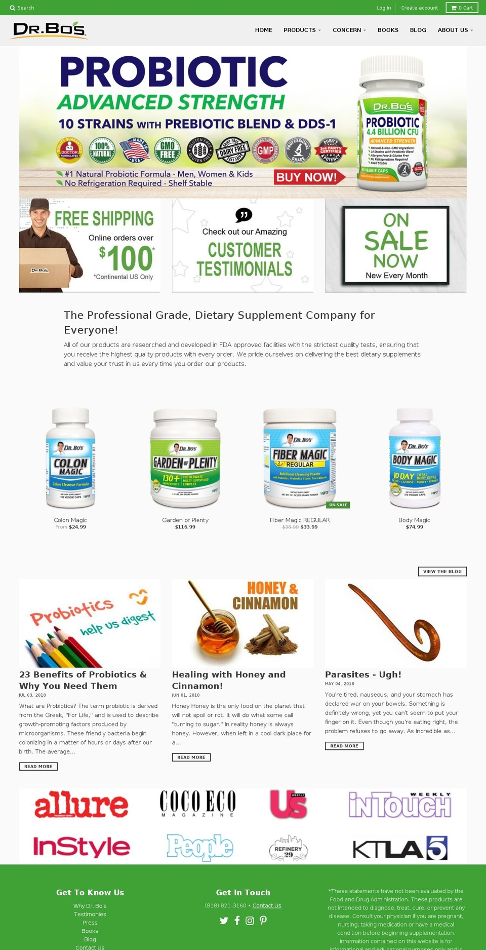 dr-bo.com — Shopify storefront screenshot