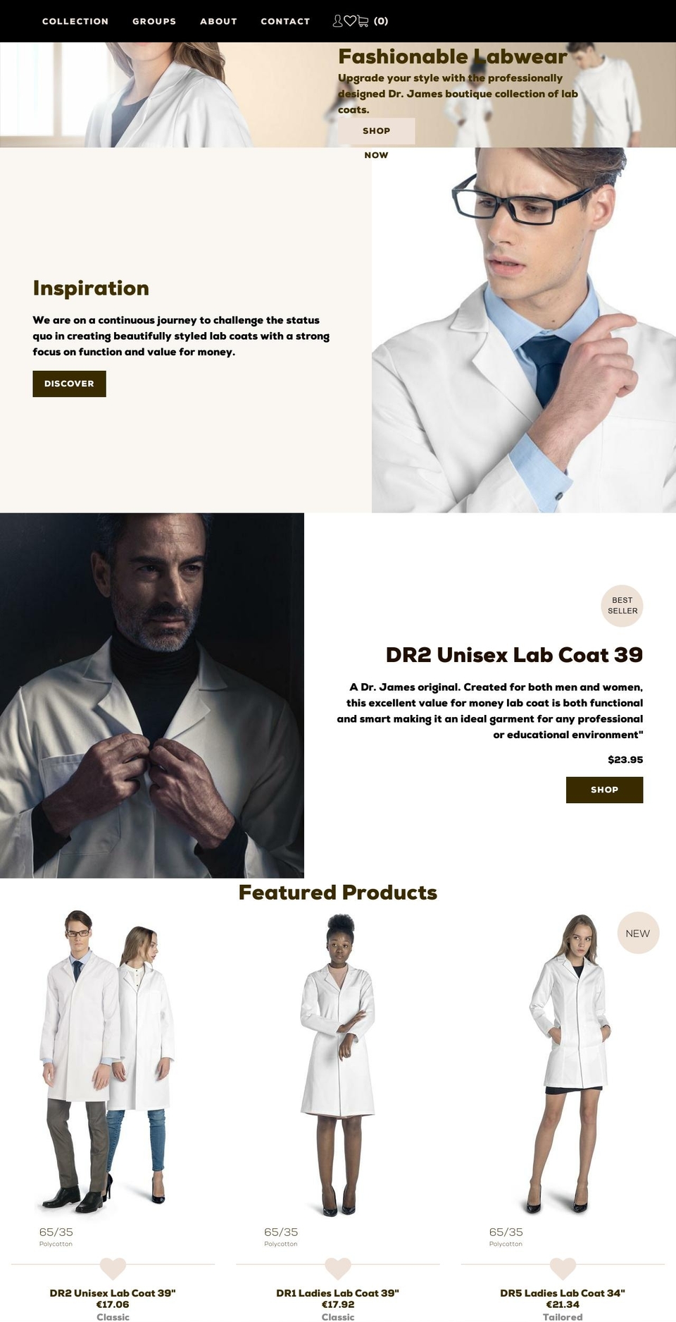 dr-james.de shopify website screenshot