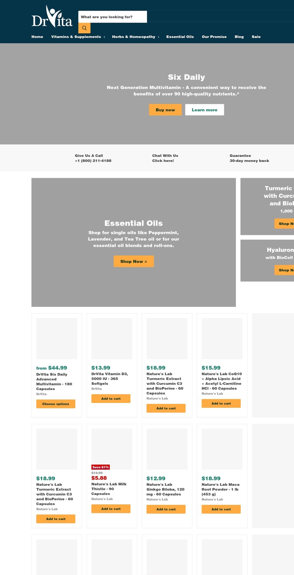 dr-vita.com — Shopify storefront screenshot