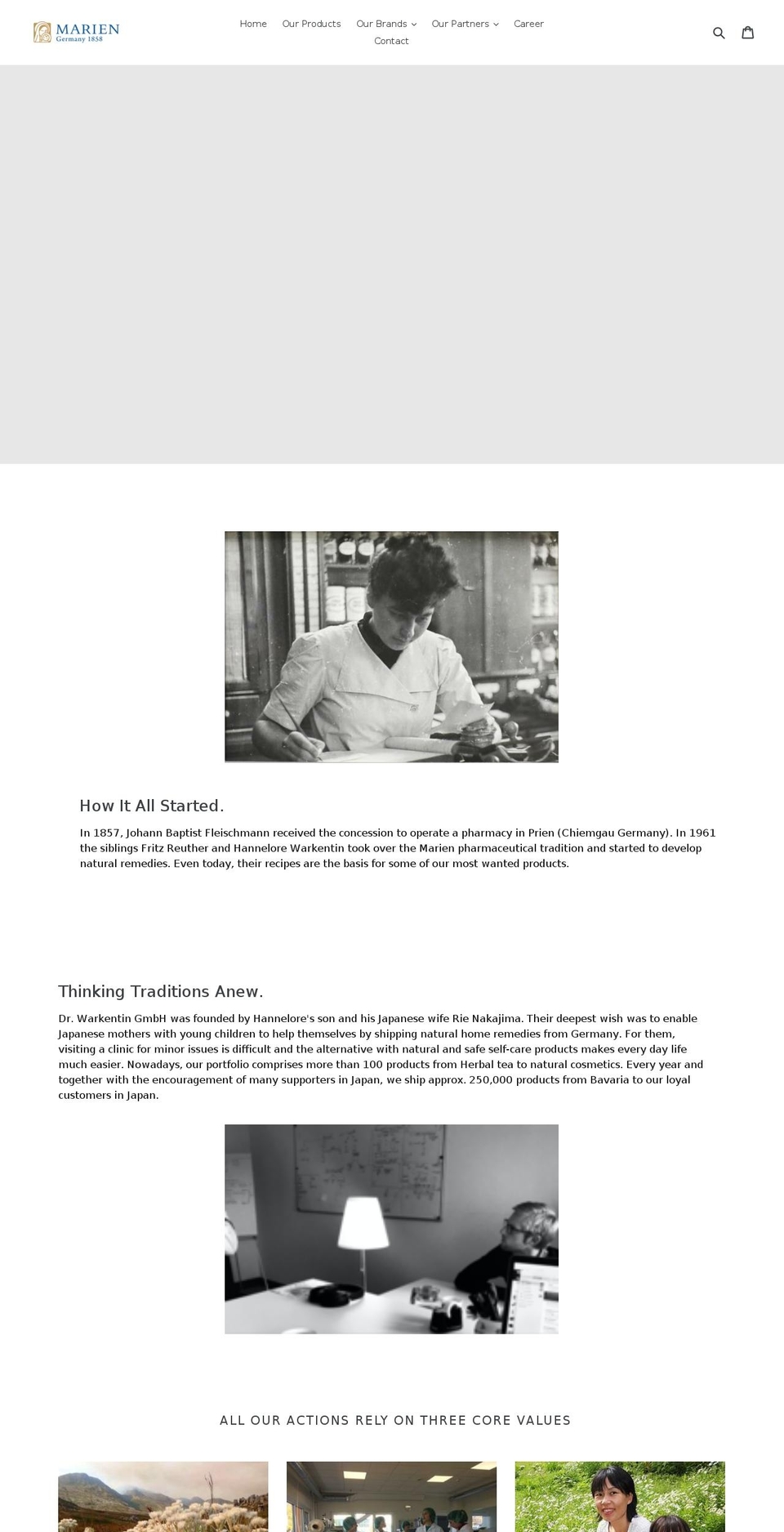 dr-warkentin-gmbh.com shopify website screenshot