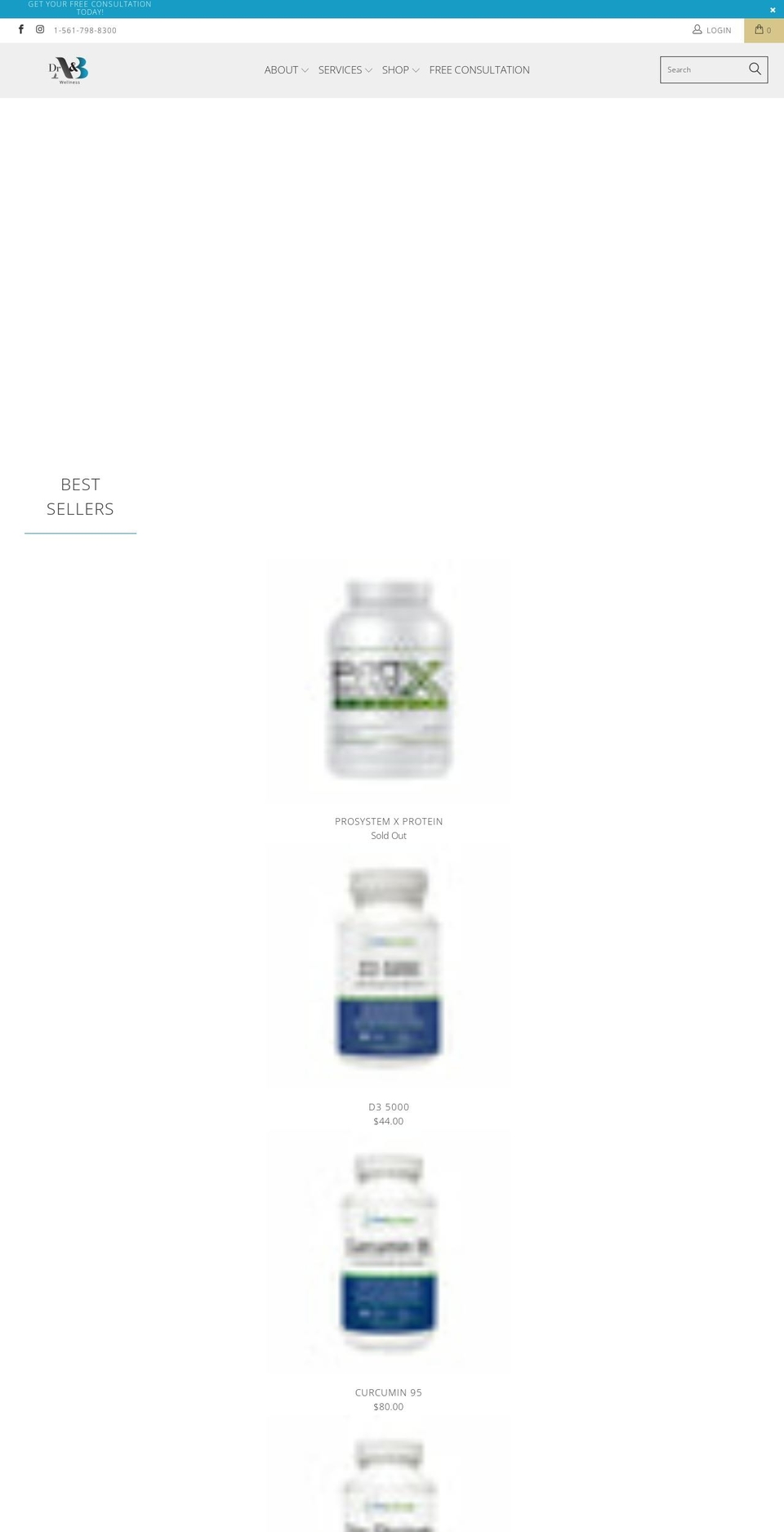 draandbwellness.com shopify website screenshot