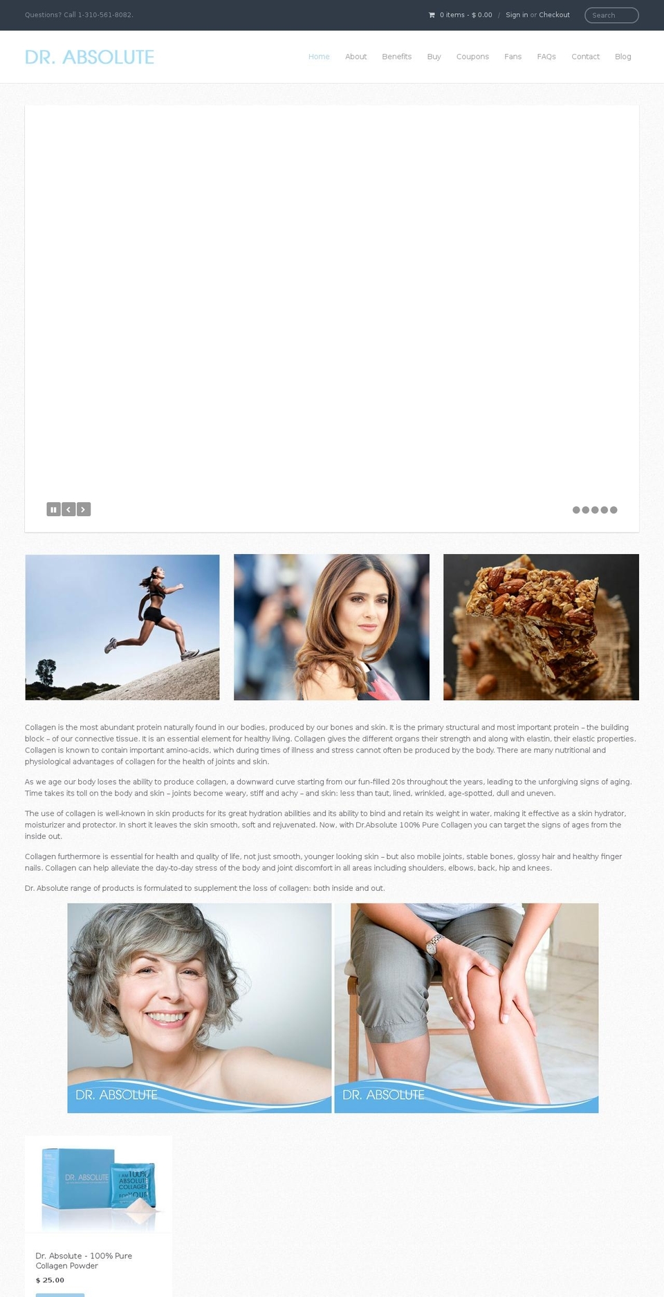 drabsolute.net shopify website screenshot