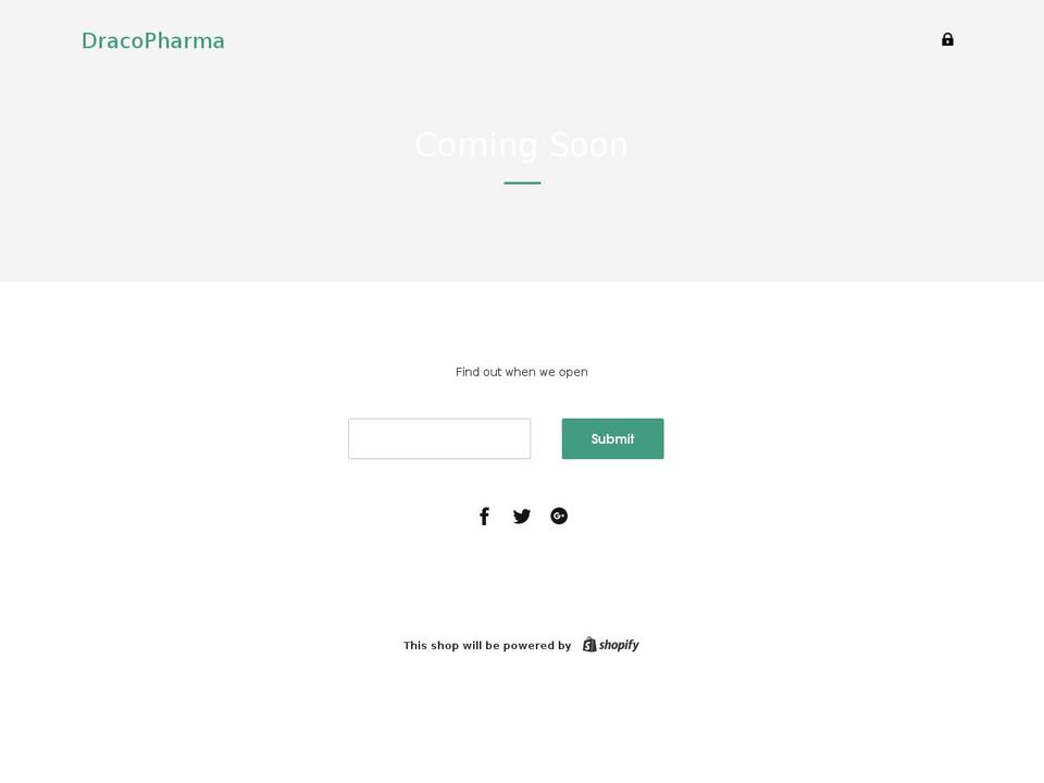 dracopharma.com — Shopify storefront screenshot