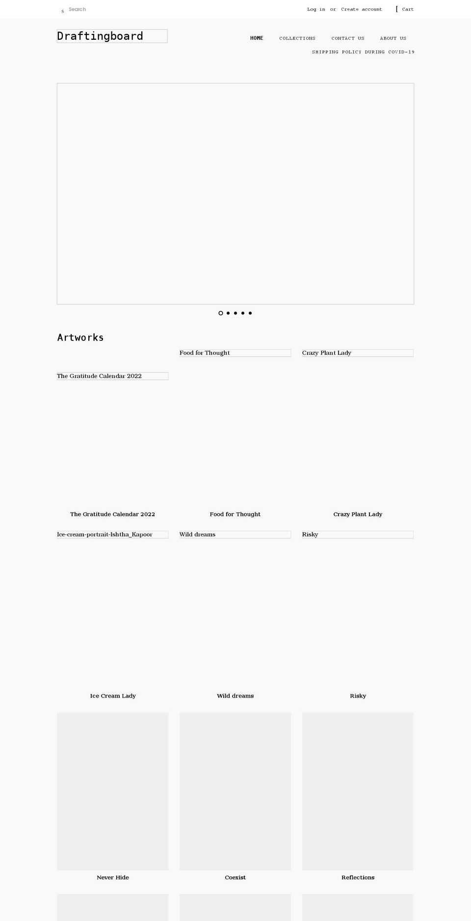 draftingboard.in shopify website screenshot