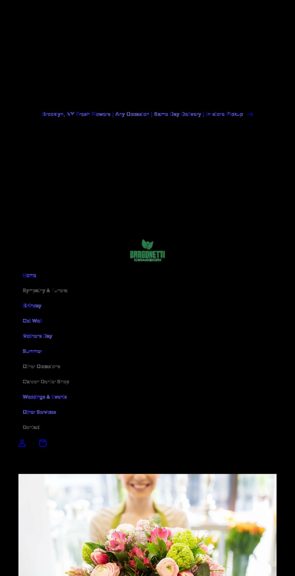 dragonettigardencenter.com shopify website screenshot