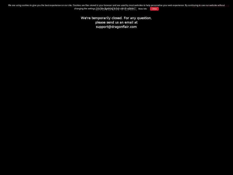 dragonflair.net shopify website screenshot