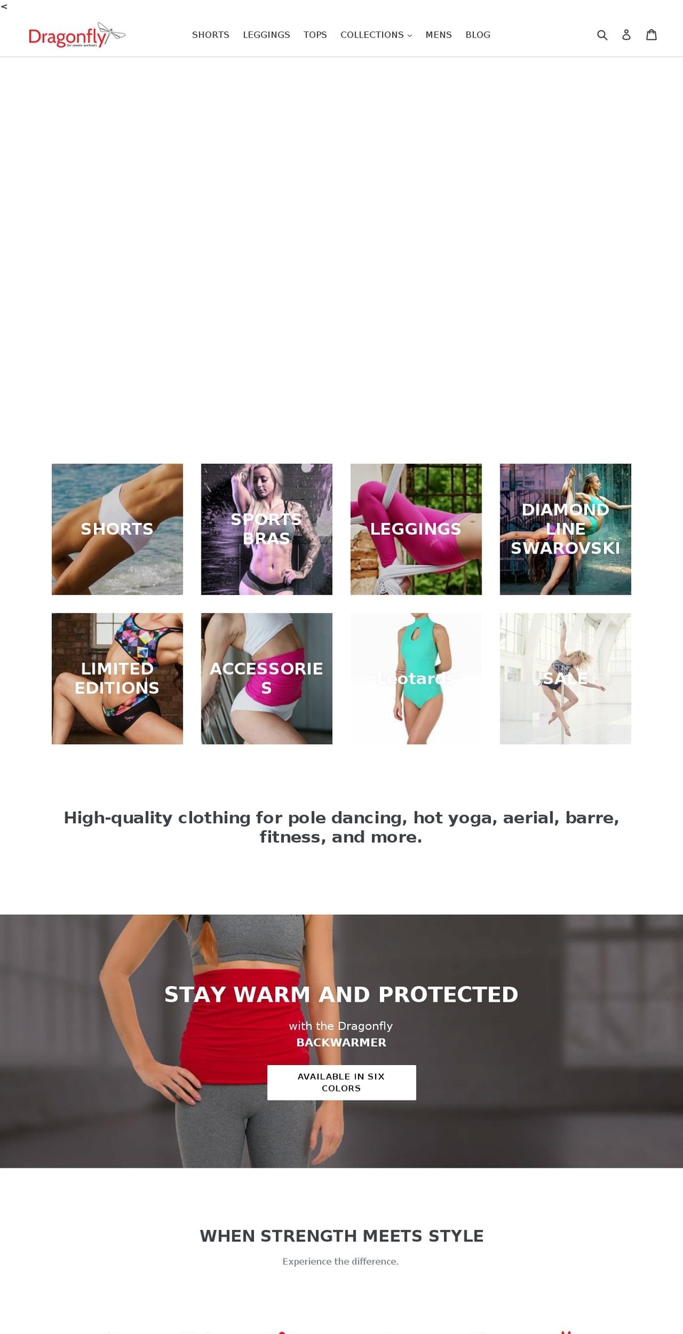 dragonflybrandusa.com shopify website screenshot