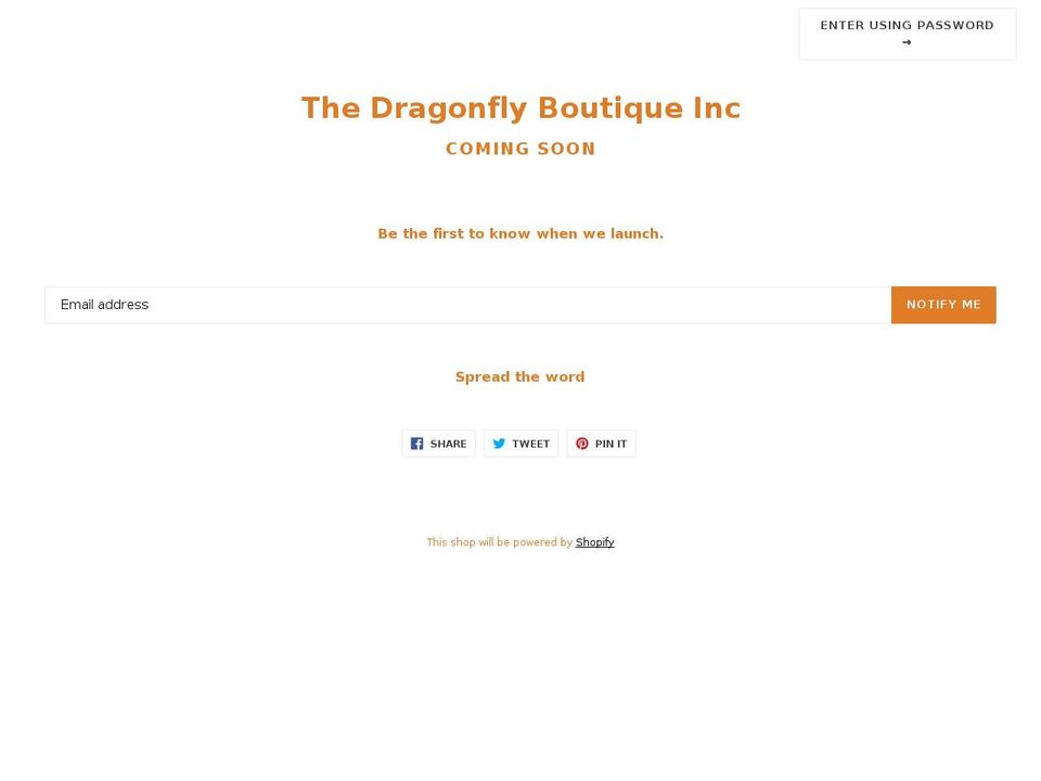 dragonflyjoy.com shopify website screenshot