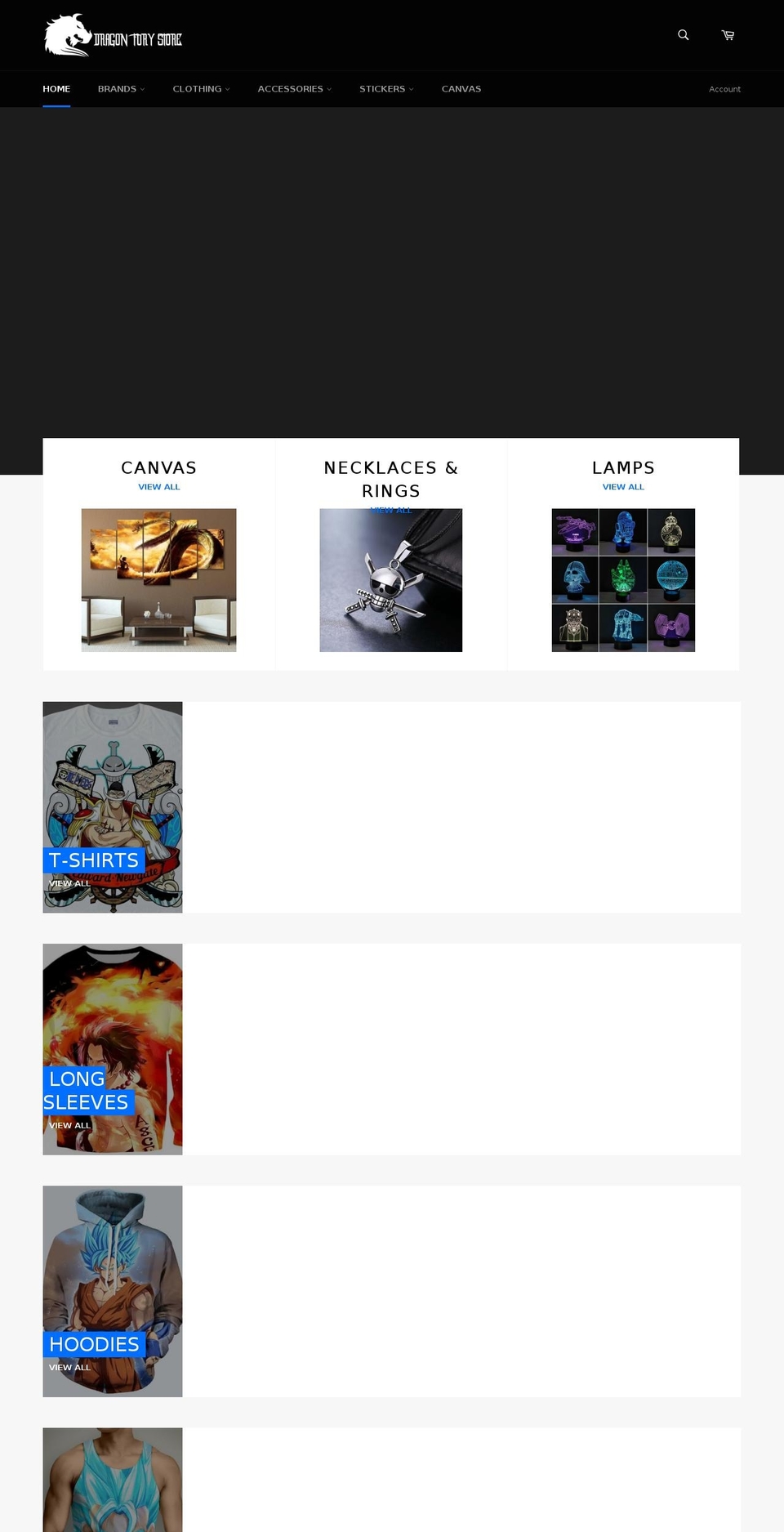dragonfurystore.com — Shopify storefront screenshot