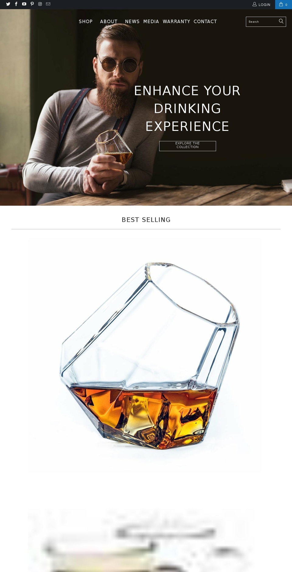 dragonglassware.com shopify website screenshot