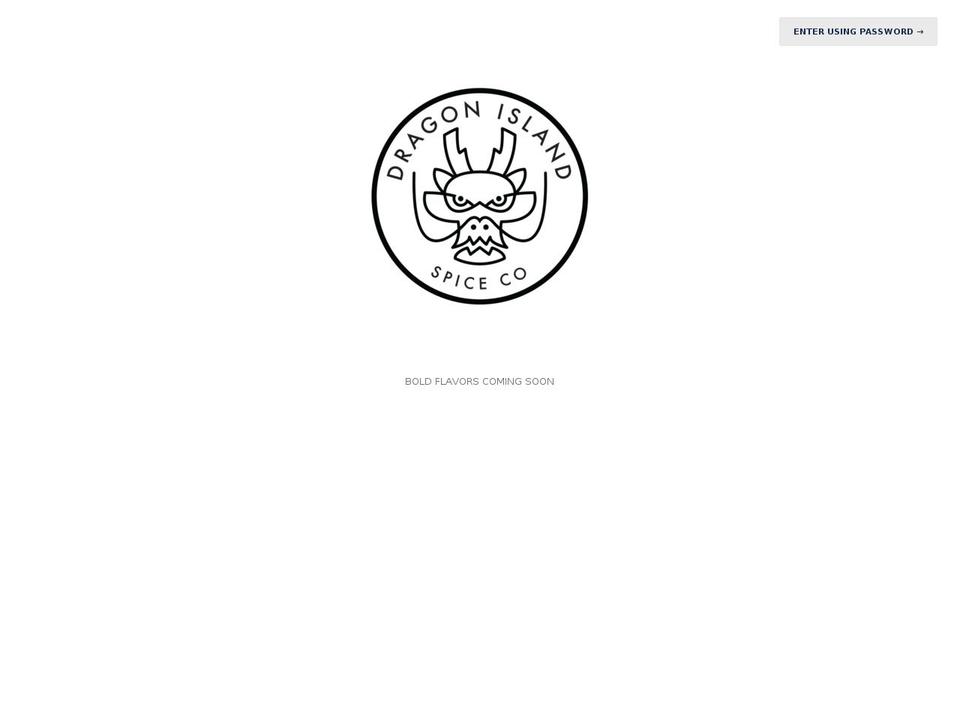 dragonislandspicecompany.com — Shopify storefront screenshot