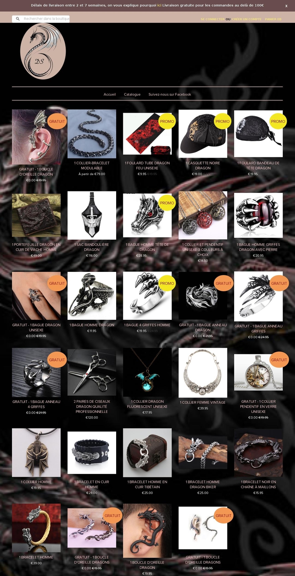 template-shopiflight-0911 Shopify theme site example dragonsnake.net