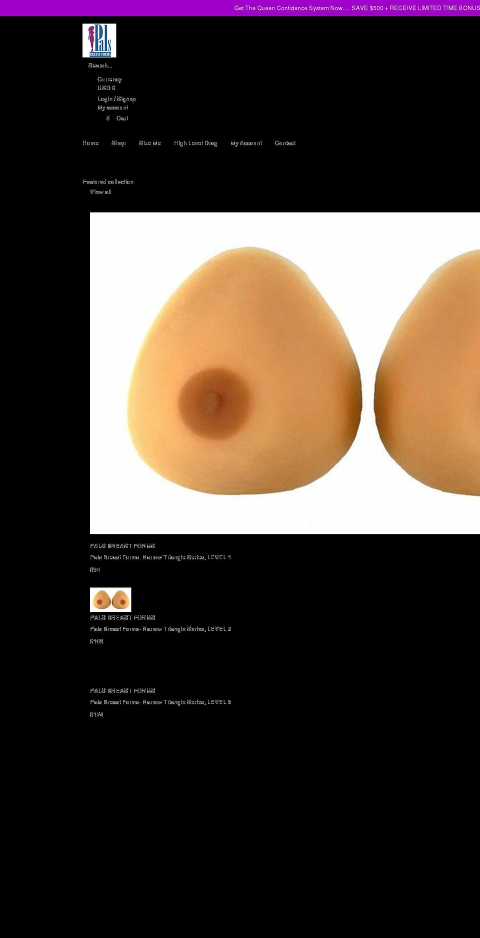 dragqueenaccessories.com — Shopify storefront screenshot