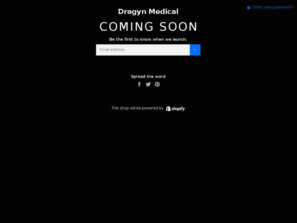 dragyn.life shopify website screenshot