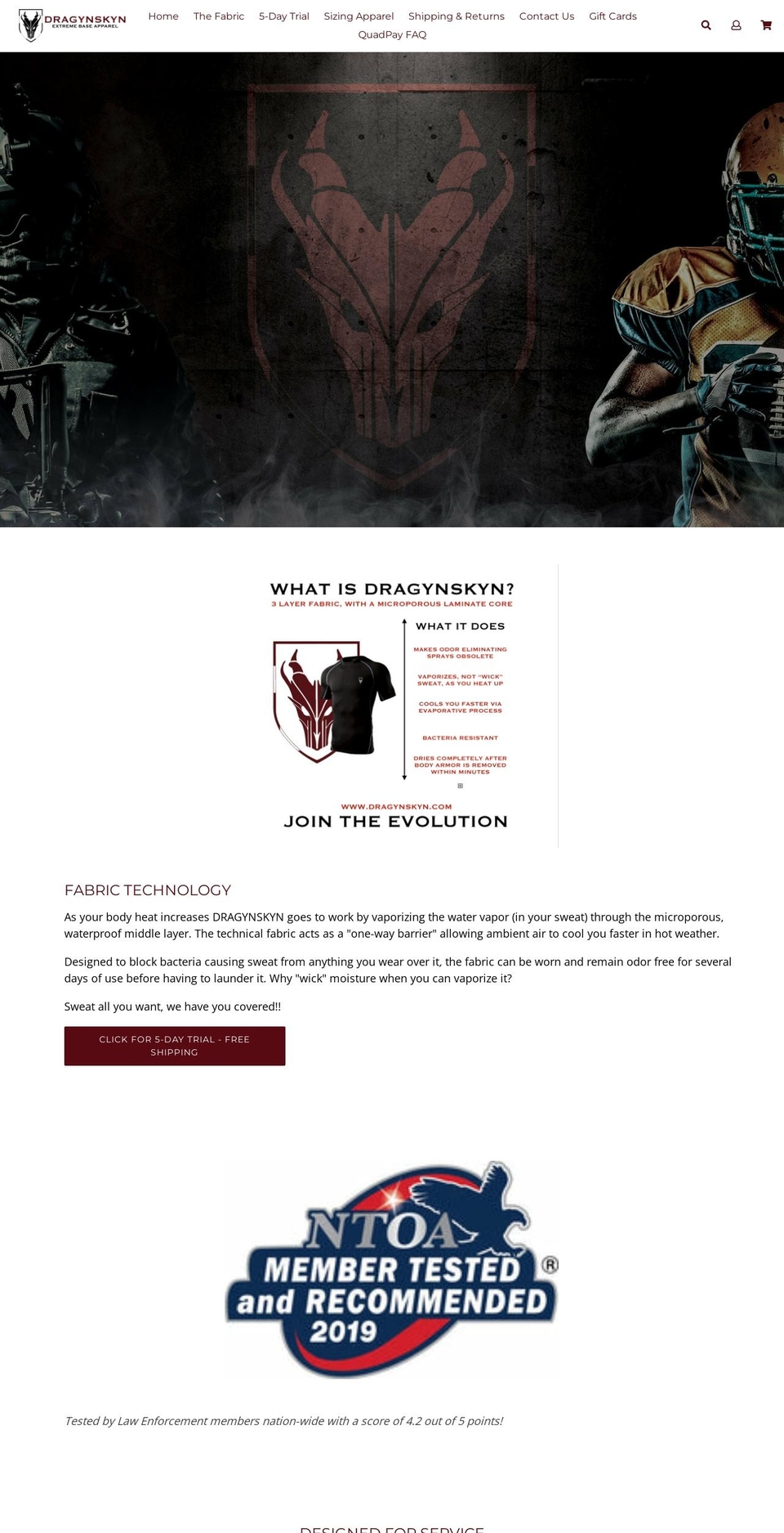 Madsections- Shopify theme site example dragynskyn.com