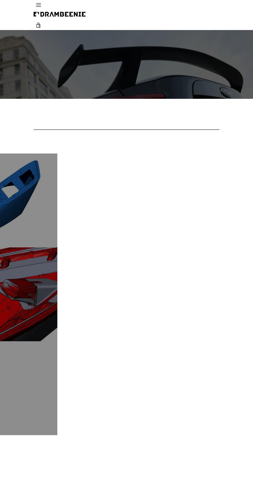 drambeenie.com — Shopify storefront screenshot