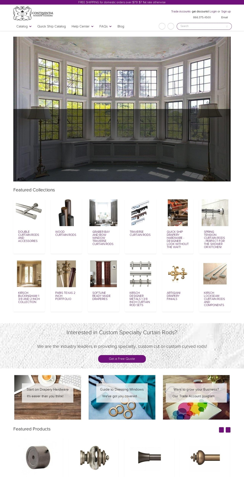 Show Time - Furnish Time (MHT-dev) - 04.07 Shopify theme site example draperyhardware.com