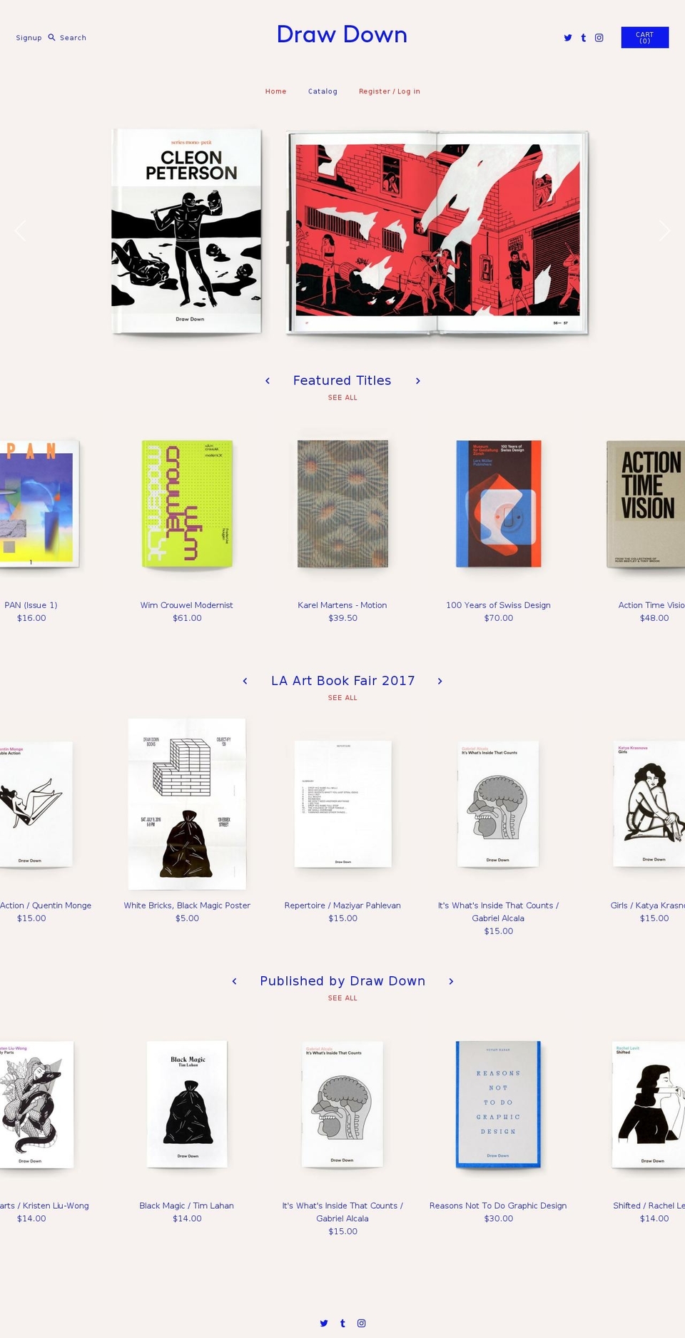 draw-down.com shopify website screenshot