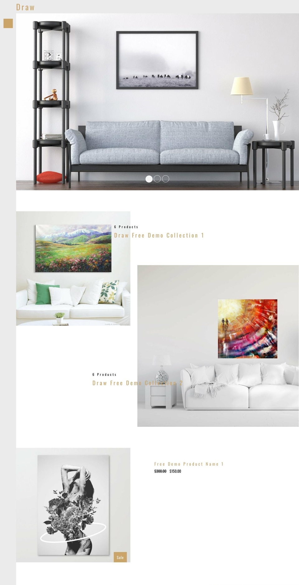 draw-responsive-theme.myshopify.com shopify website screenshot