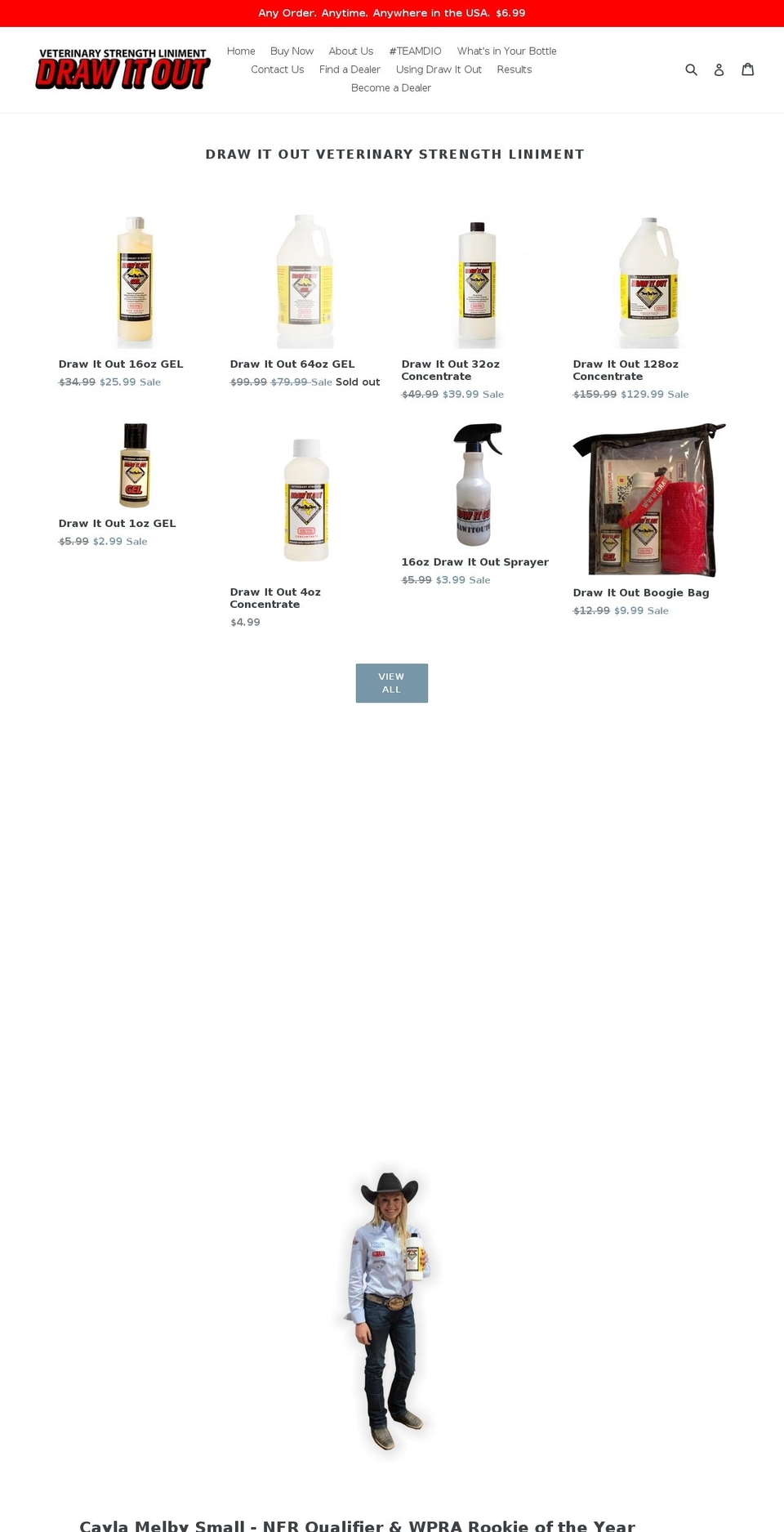 drawitoutusa.com shopify website screenshot