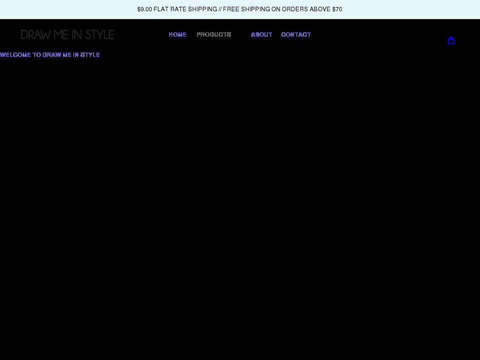 drawmeinstyle.com shopify website screenshot