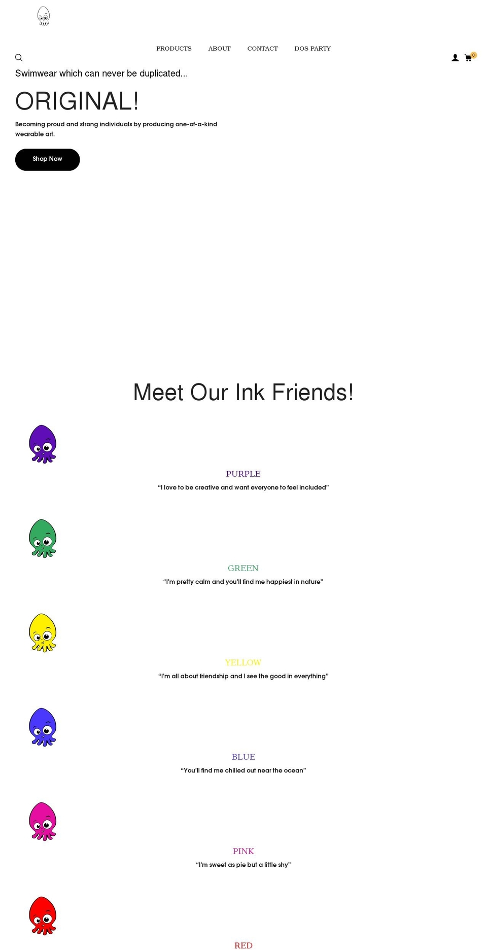 drawonswimwear.com shopify website screenshot