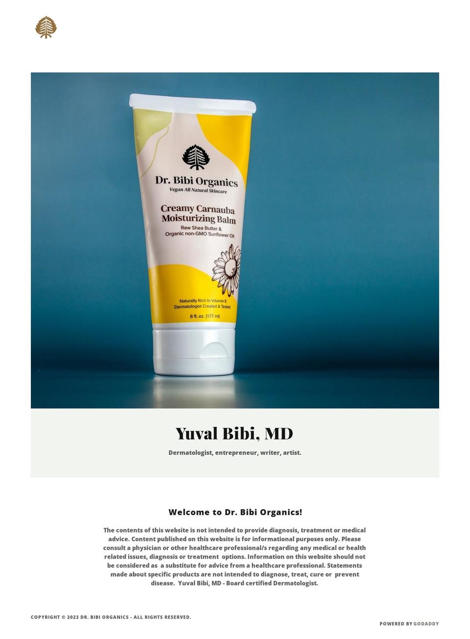 drbibiorganics.com — Shopify storefront screenshot
