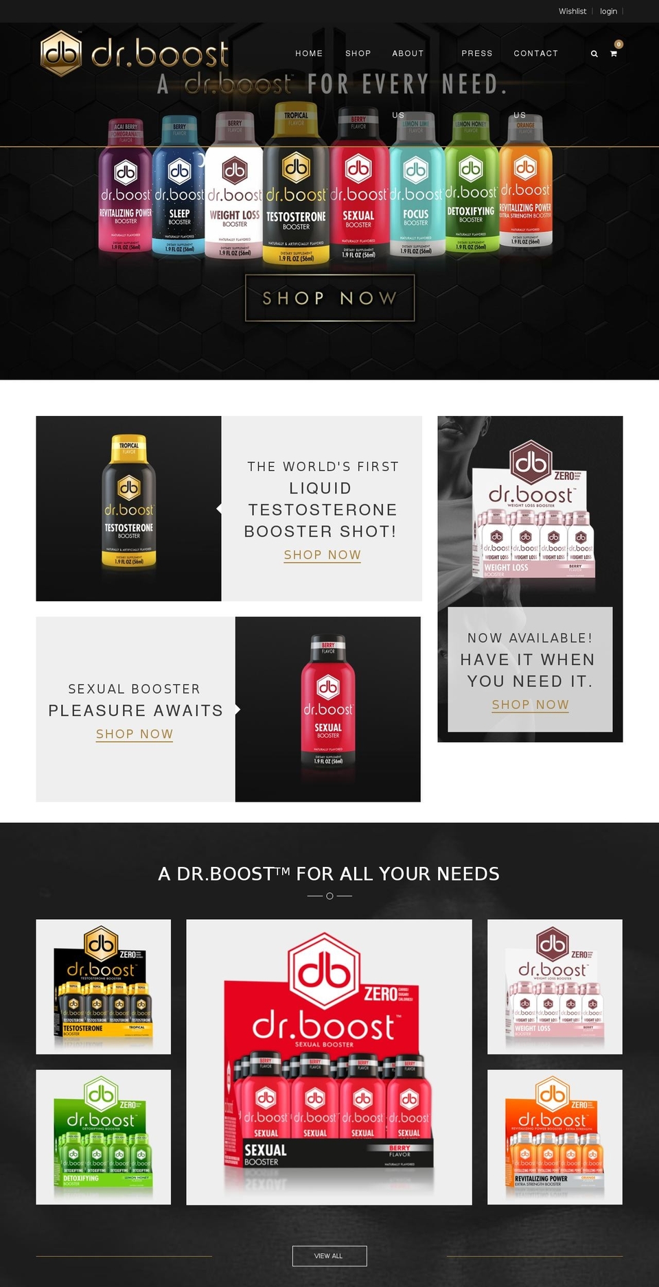 drboost.com — Shopify storefront screenshot