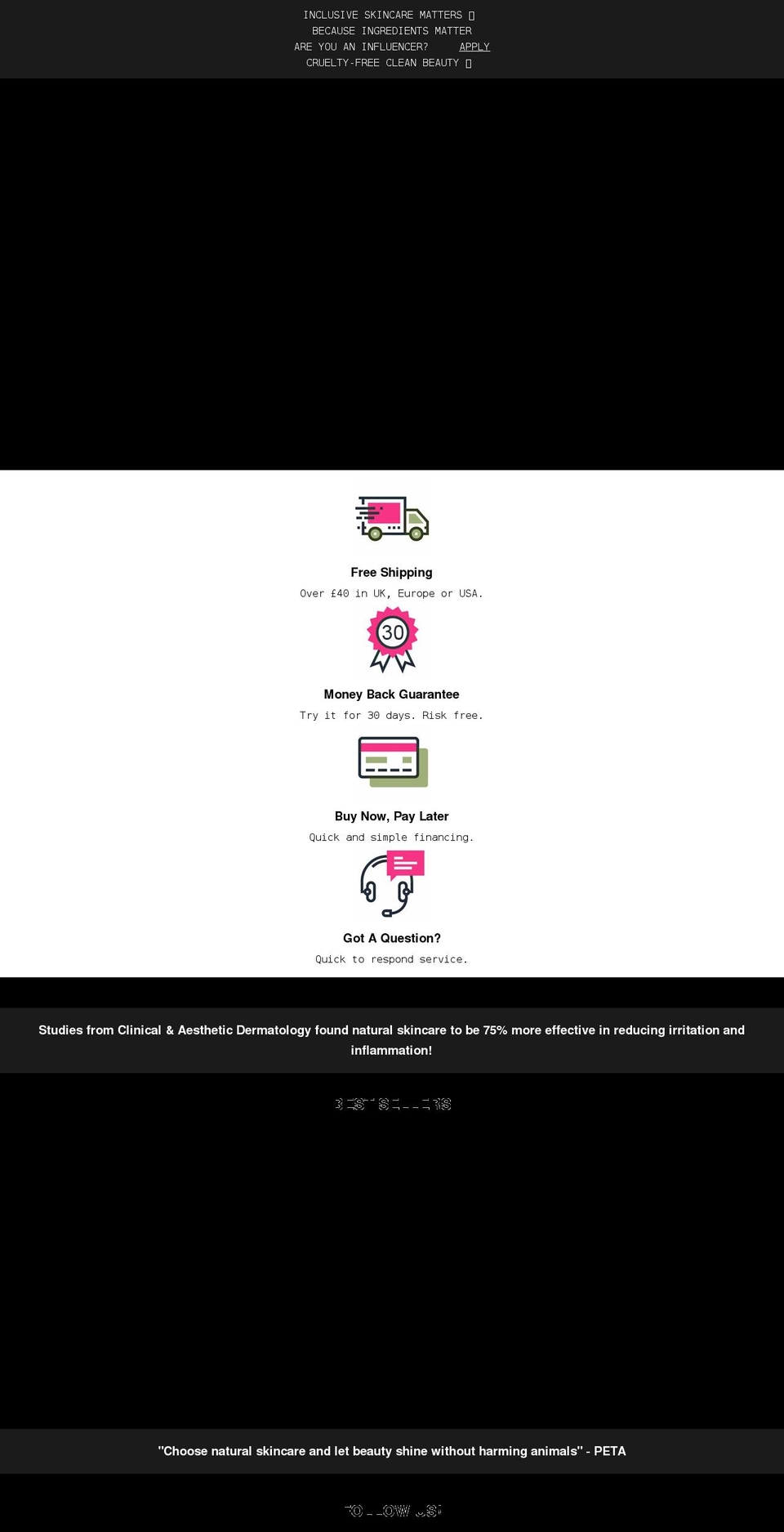 drbotanicals.com shopify website screenshot