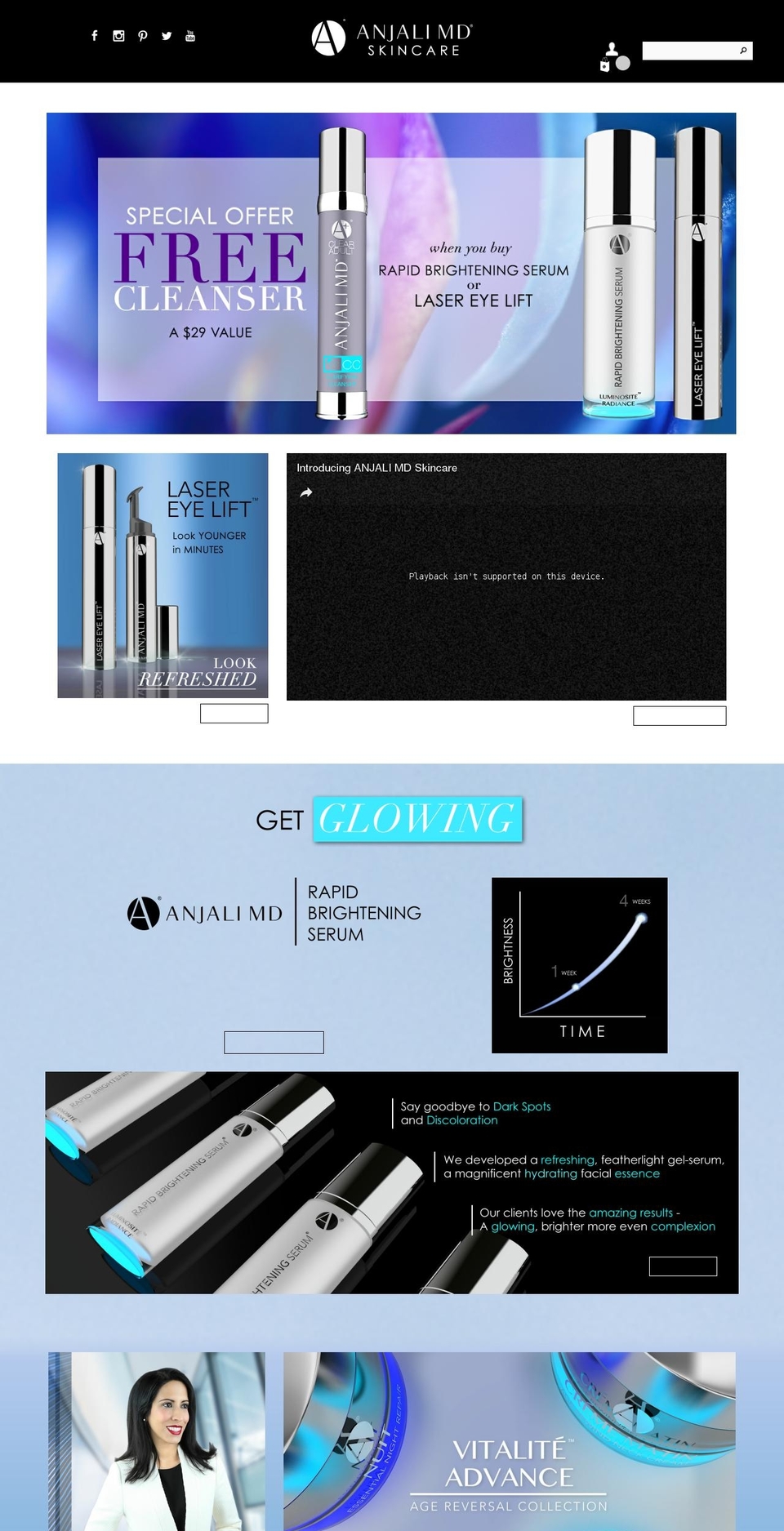 drbutani.com shopify website screenshot