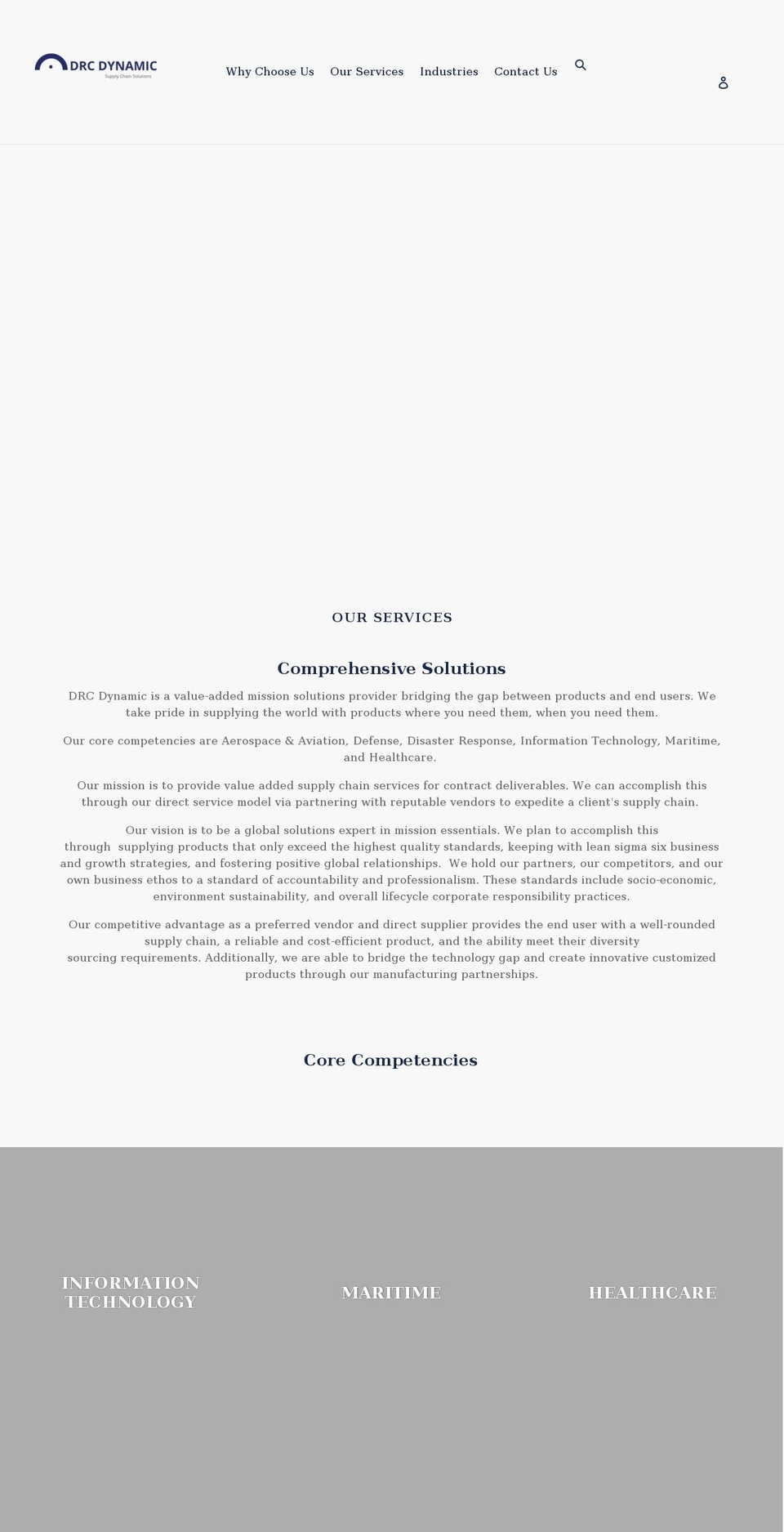 drcdynamic.com shopify website screenshot