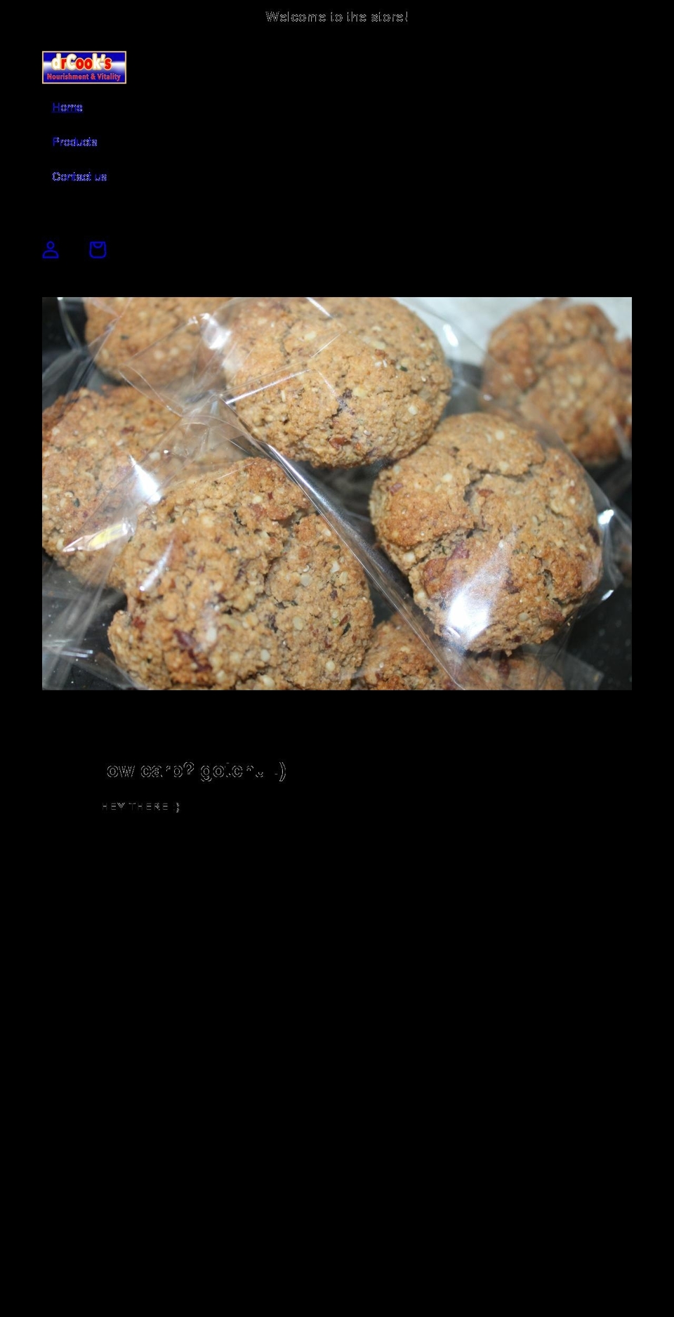 drcookswholefood.co.uk shopify website screenshot