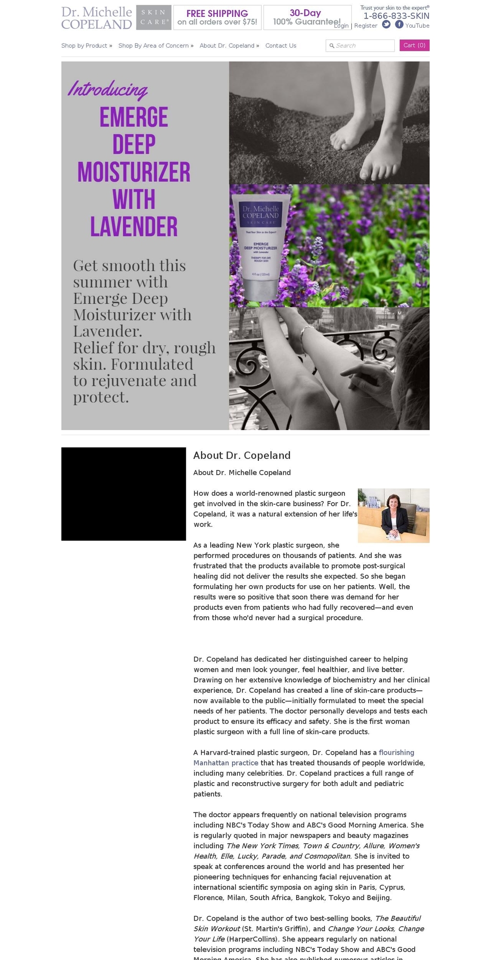 Dr Copeand Skincare Shopify theme site example drcoplandskincare.com