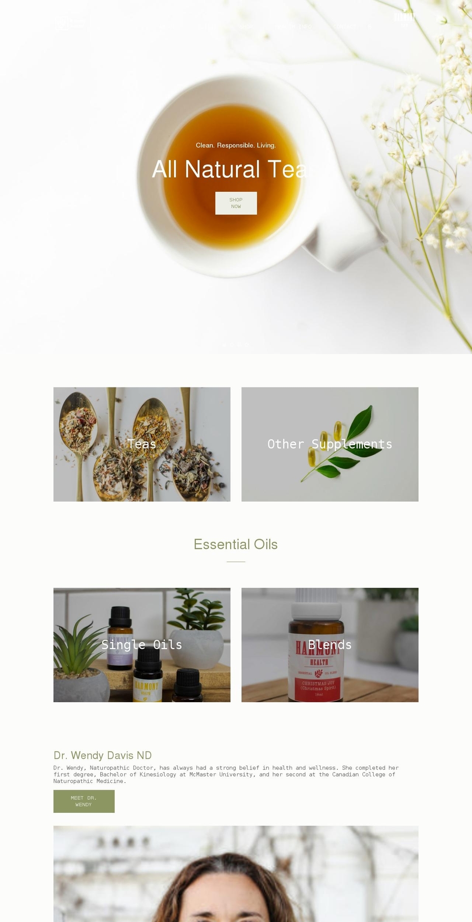 drdavisnd.ca shopify website screenshot