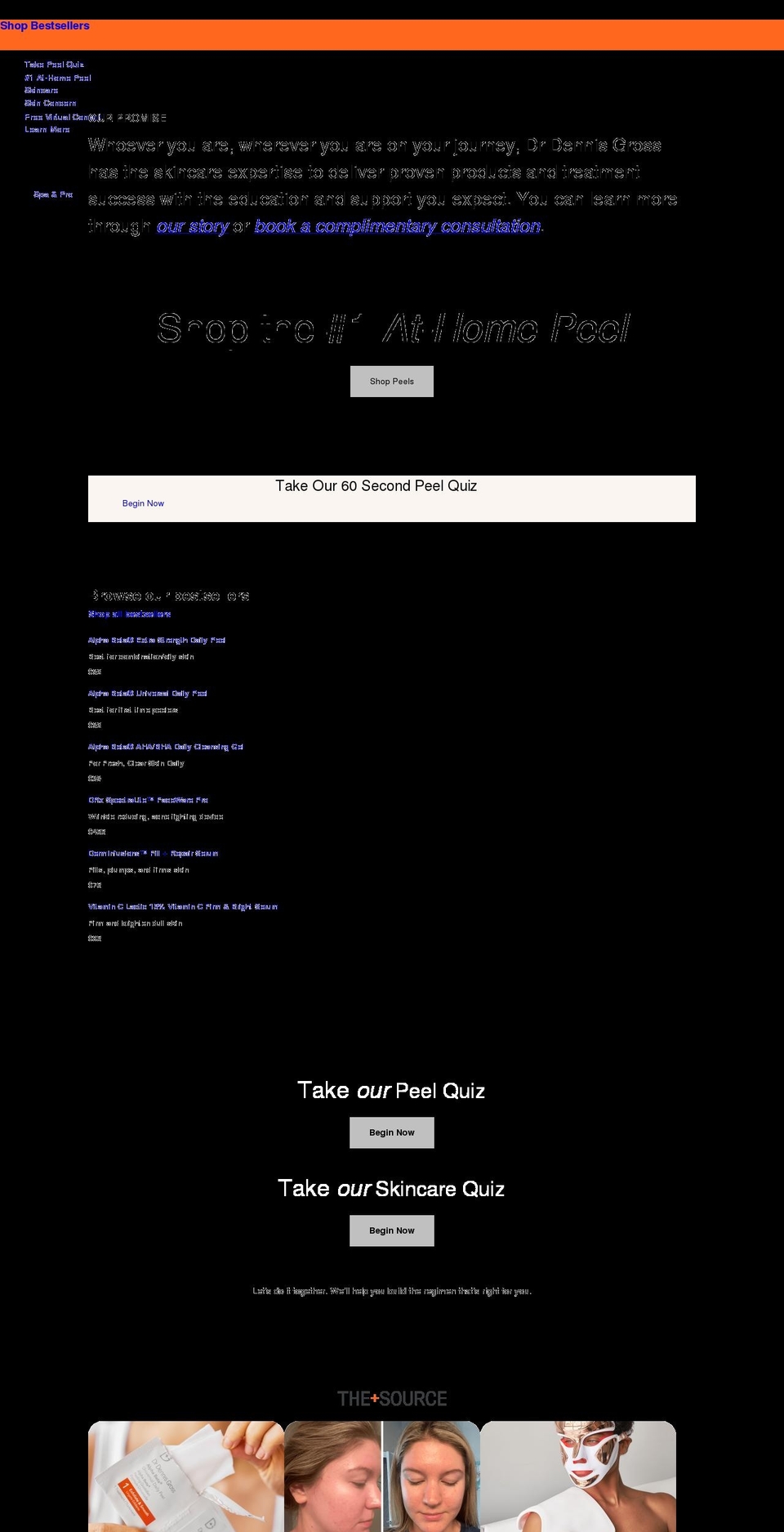 drdennisgross.com shopify website screenshot