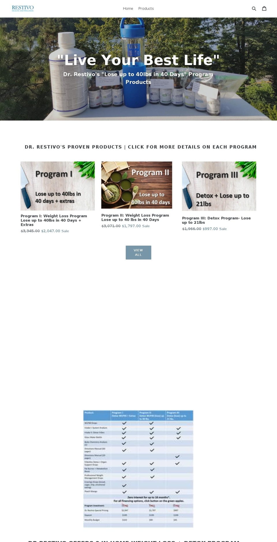 drdonnarestivo.com — Shopify storefront screenshot