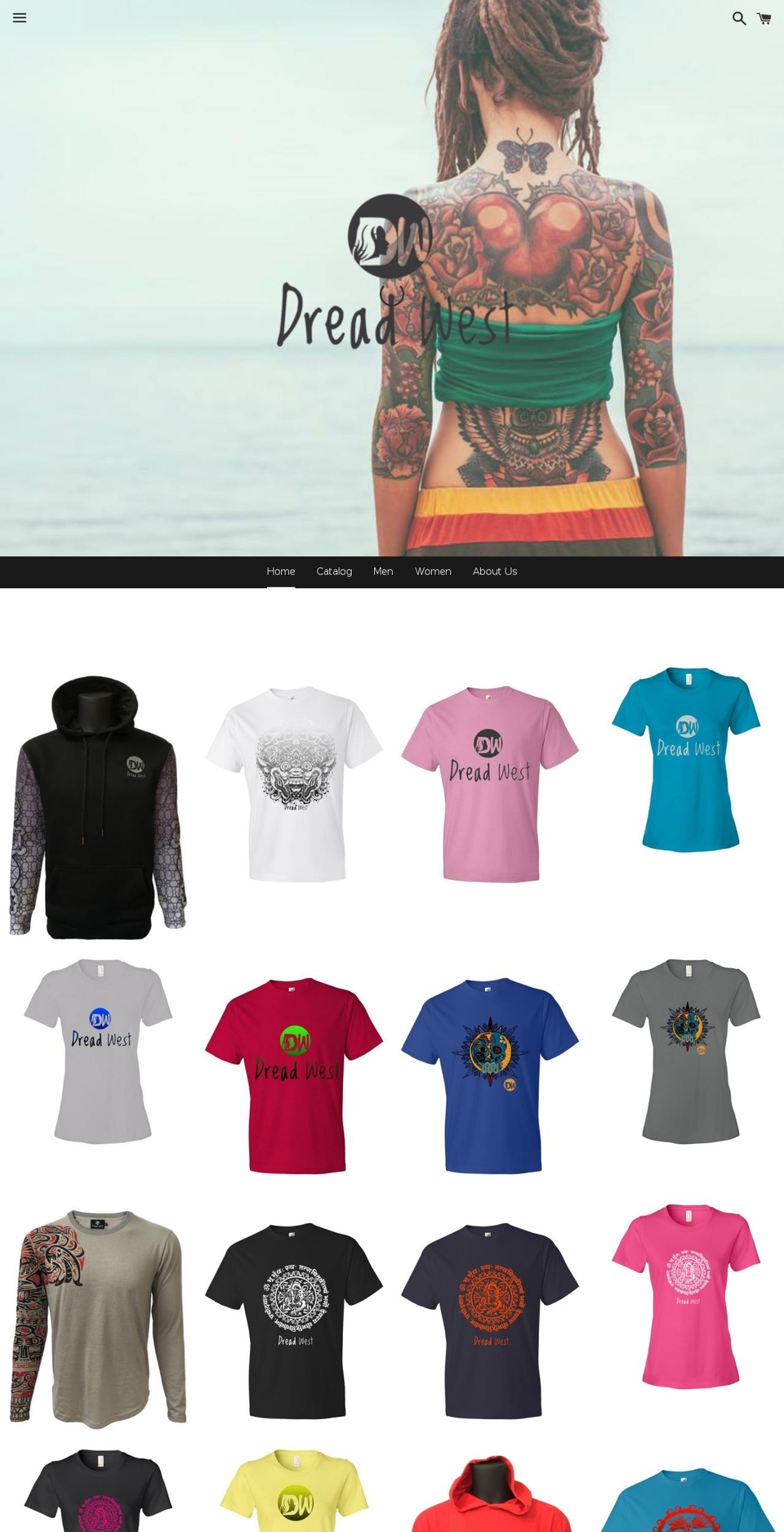 dreadfashion.com — Shopify storefront screenshot