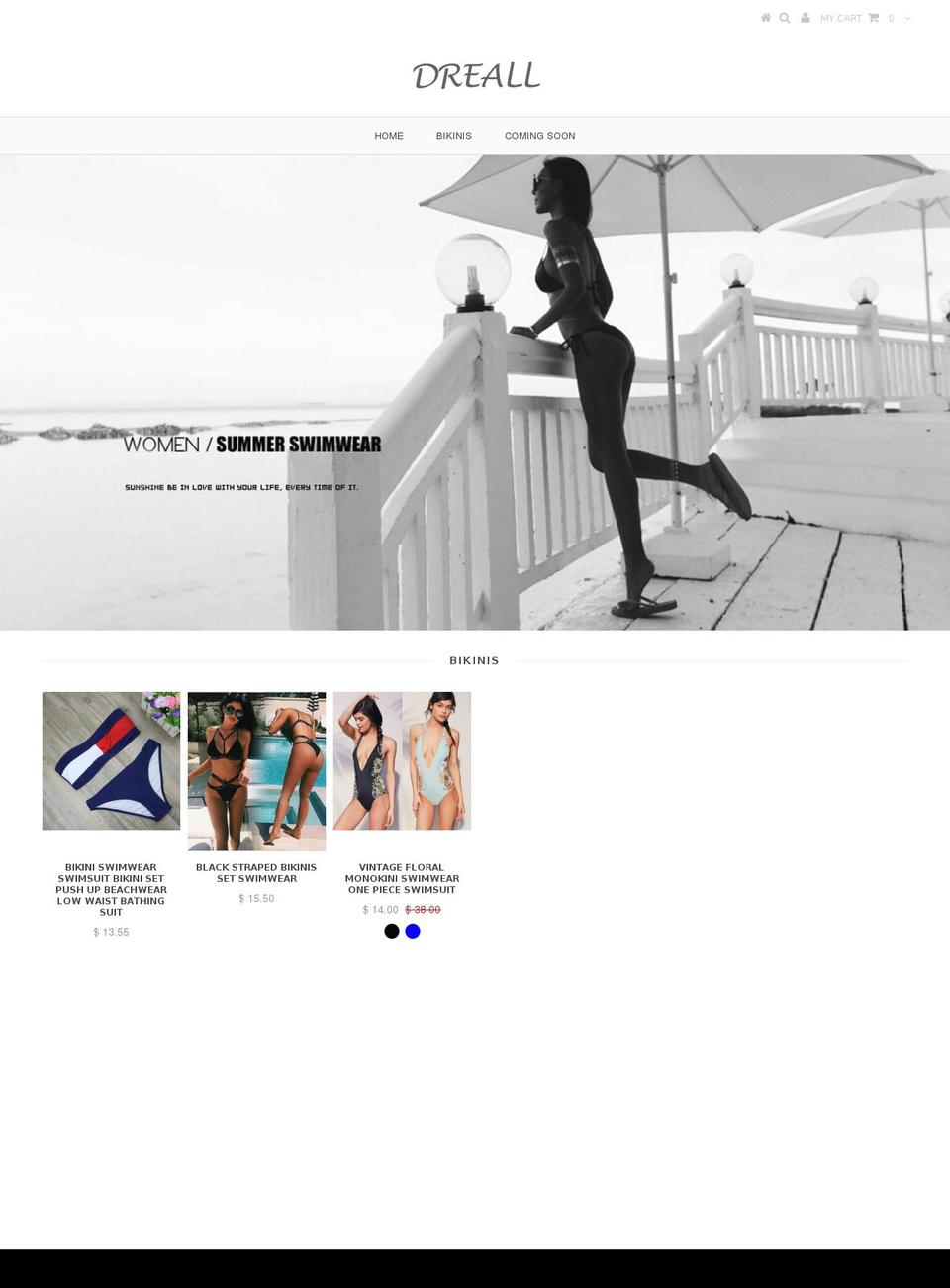 dreall.com — Shopify storefront screenshot