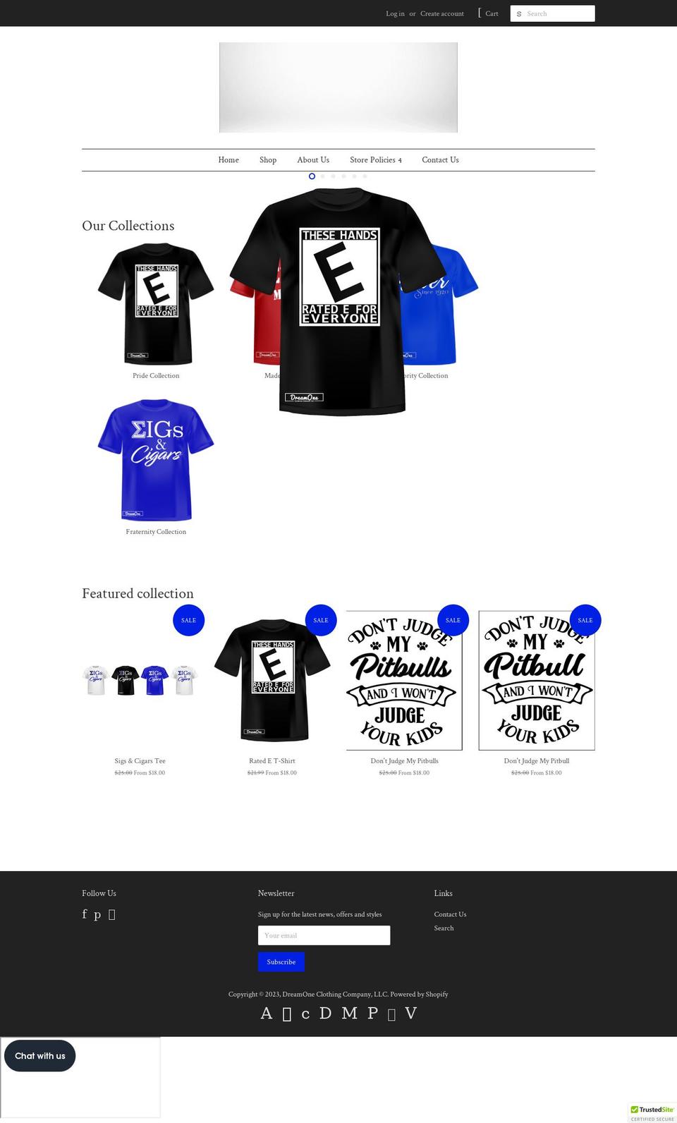 dream1cc.com — Shopify storefront screenshot