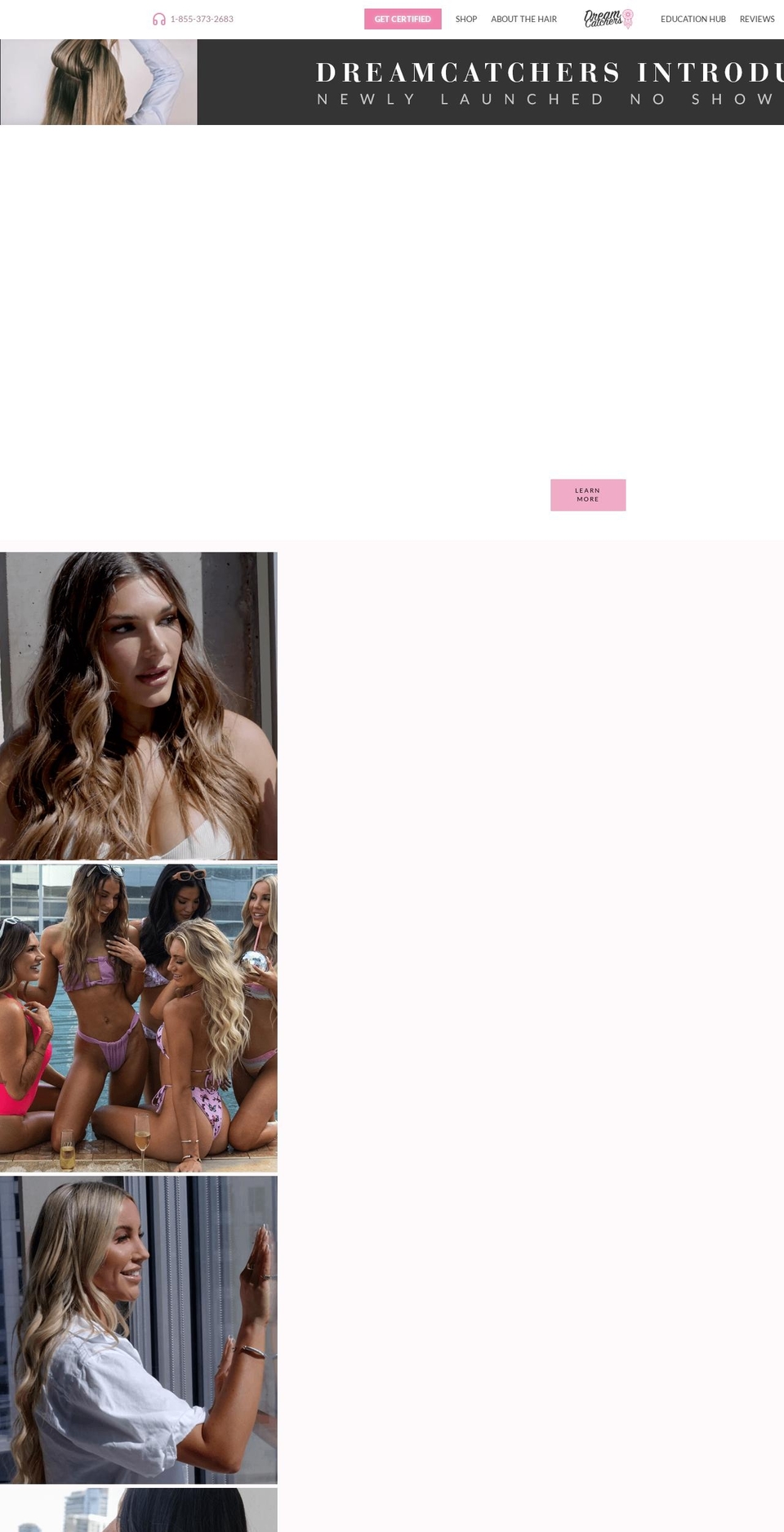 dreamcatchers.com shopify website screenshot