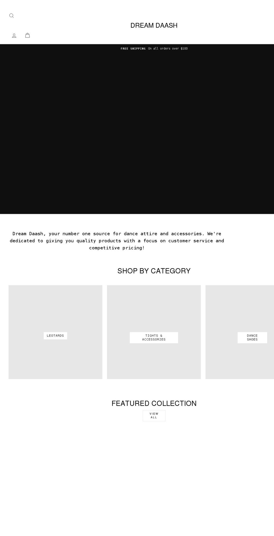 dreamdaash.com shopify website screenshot