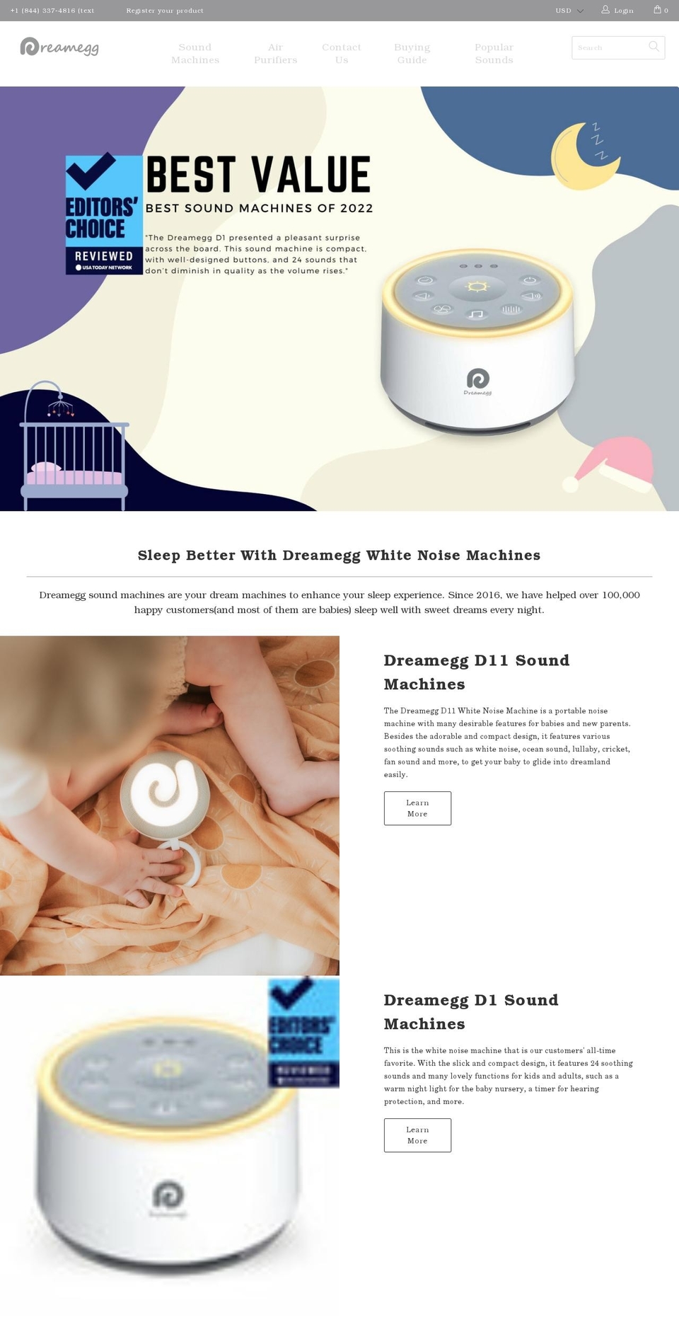 dreamegg.com shopify website screenshot