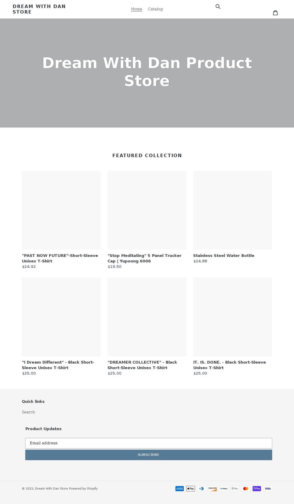 dreamerhq.com shopify website screenshot
