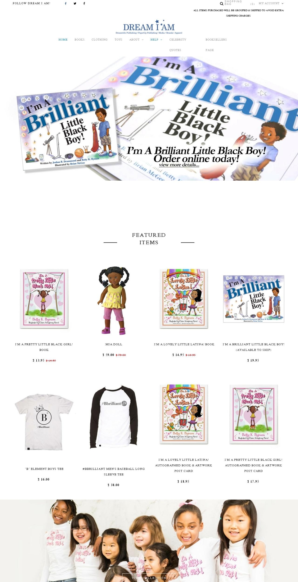 dreamiam.com shopify website screenshot